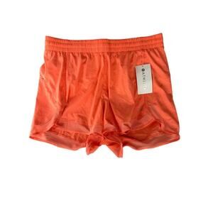 Athleta Mesh Racer Run Shorts in Island Coral- Size 1X